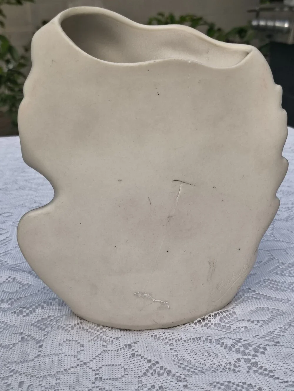 Vintage 1985 Signed Mermaid Vase by Artist Dayle Rushall